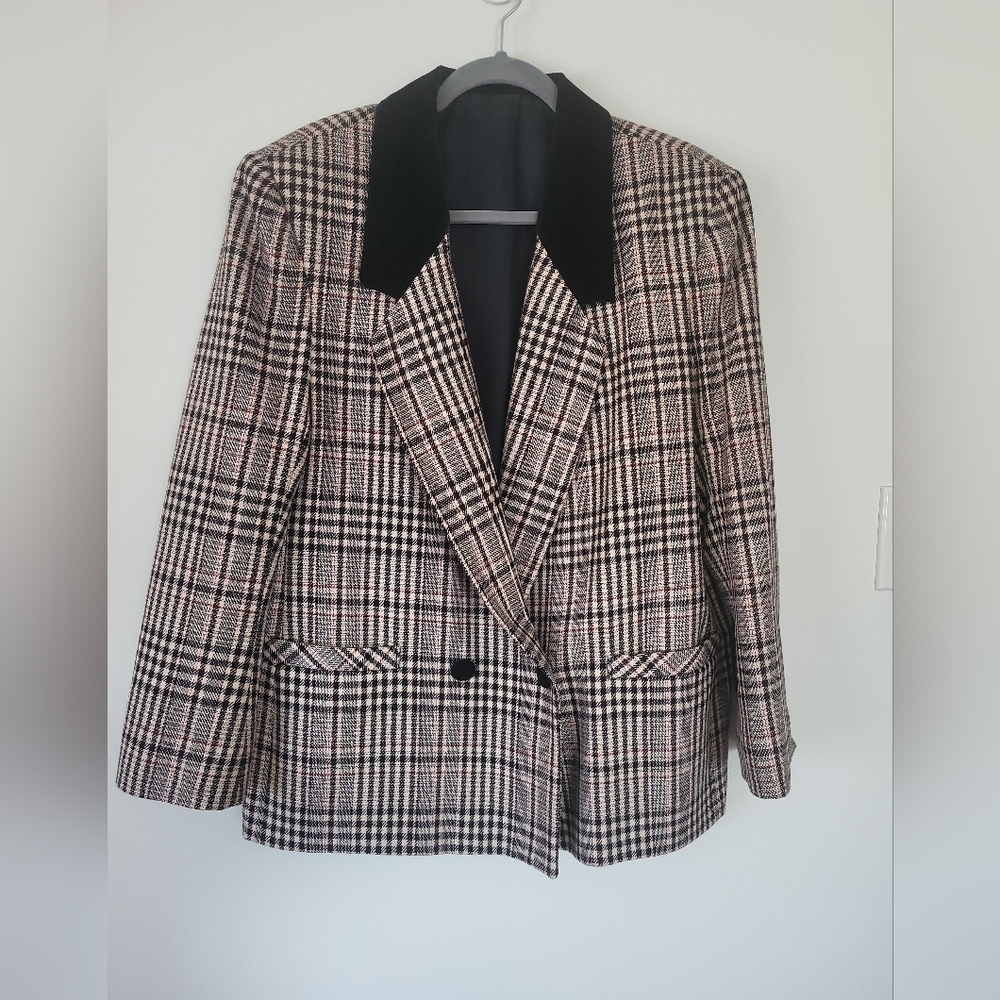 Vintage Marks & Spencer Plaid Jacket